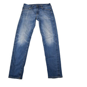 American Eagle Jeans Mens 30X34 (32x32 Actual) Athletic Fit Mid-Rise